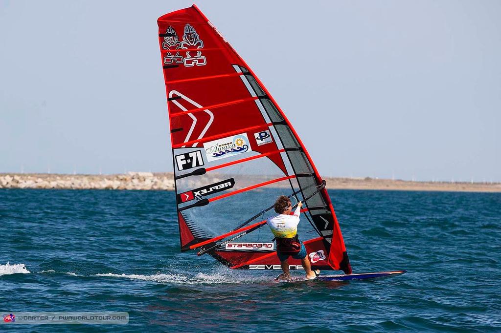 Cyril Moussilmani - 2014 PWA Awaza World Cup, Day 5 ©  Carter/pwaworldtour.com http://www.pwaworldtour.com/